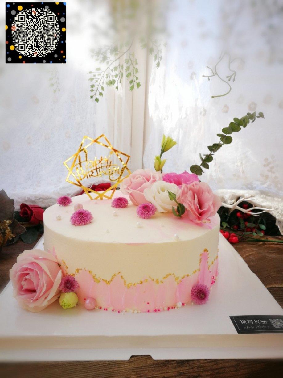 鲜花蛋糕