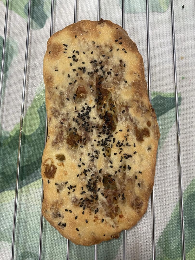 👩‍🍳香喷喷的榨菜鲜肉锅盔～吃一次忘不了💁🏻‍♀️