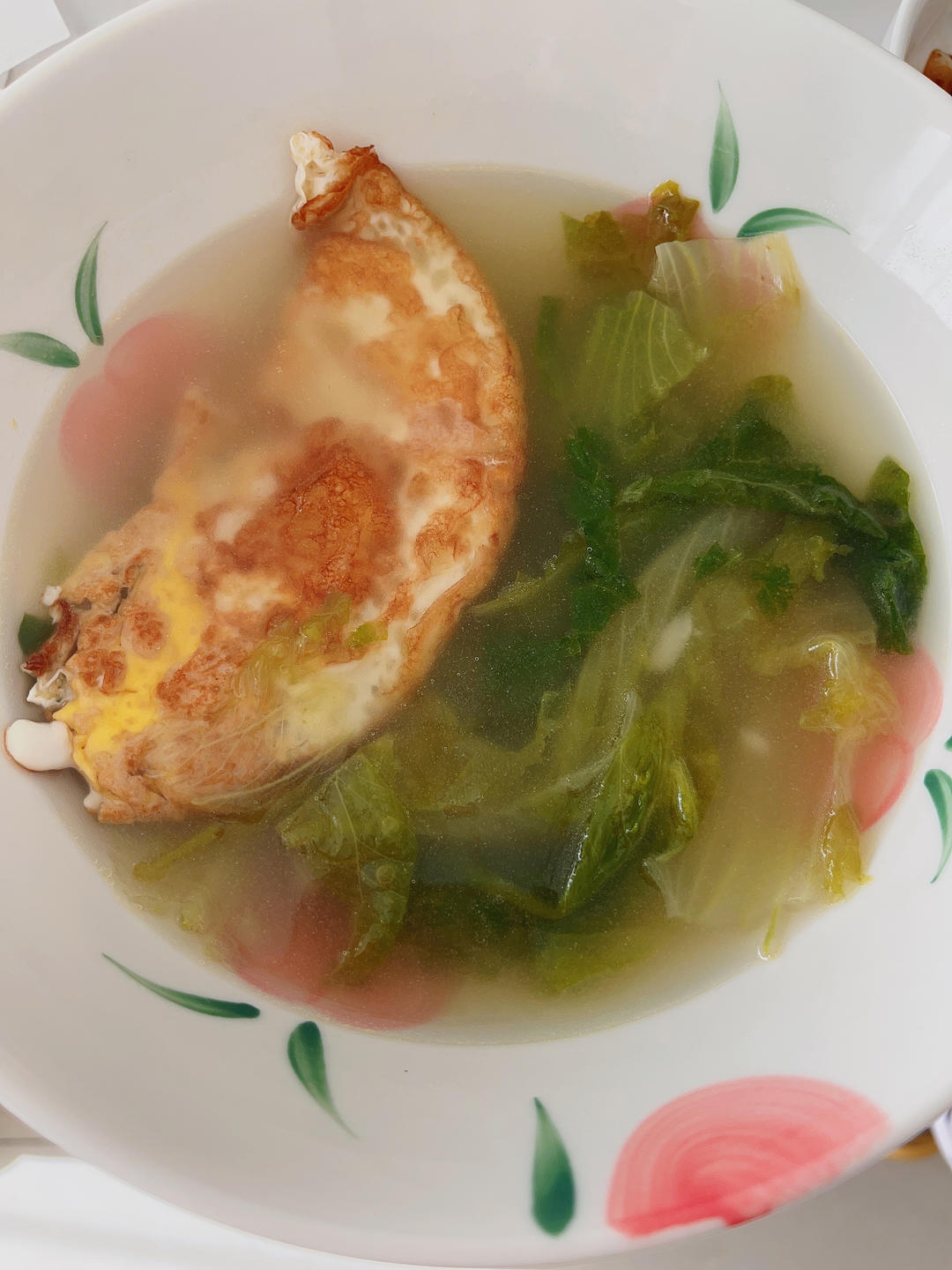 低卡掉秤生菜鸡蛋汤