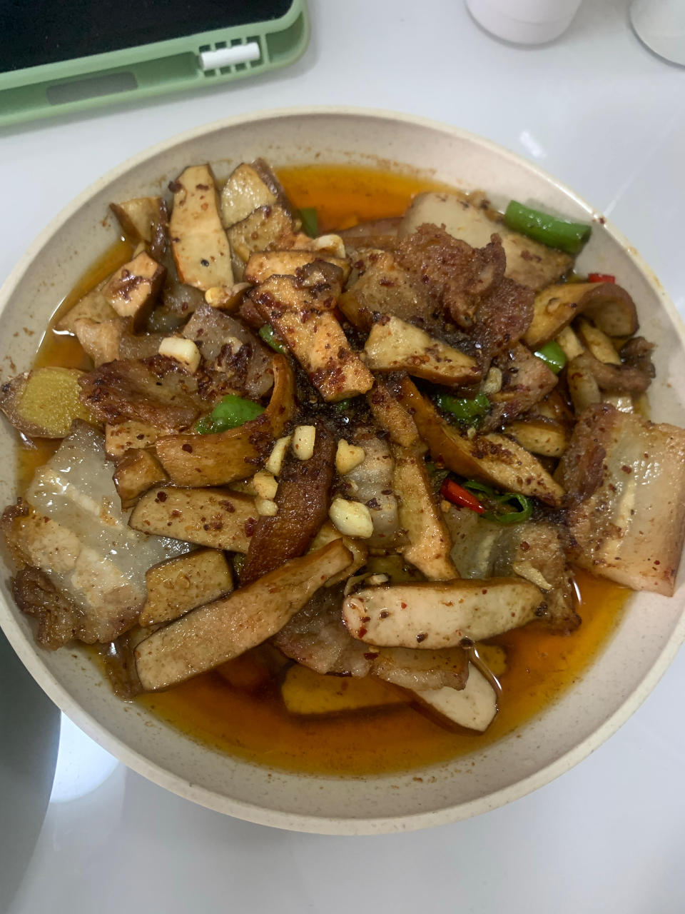 回锅肉焖香干