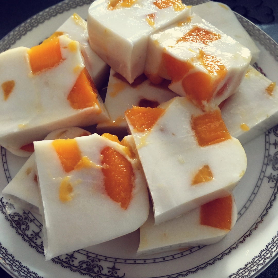 午后小甜点芒果椰汁糕教程