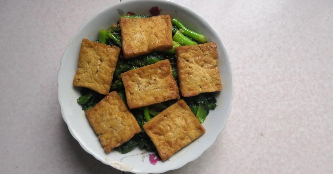 青菜炒豆腐