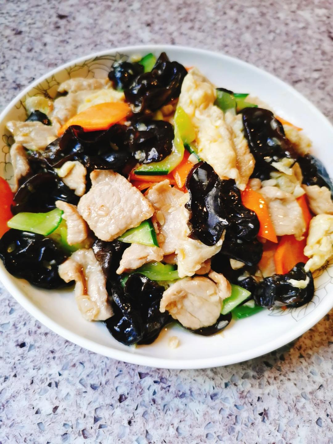 萧妈做的木须肉