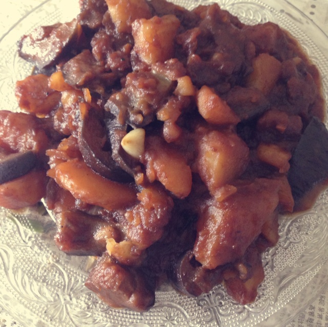 土豆炖茄子