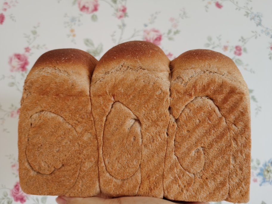 100%全麦面包（无油）的做法