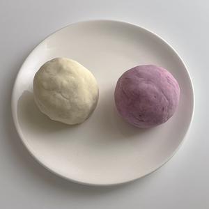 梦华录同款糕点 ｜ 紫薯山药豆沙糕的做法 步骤7