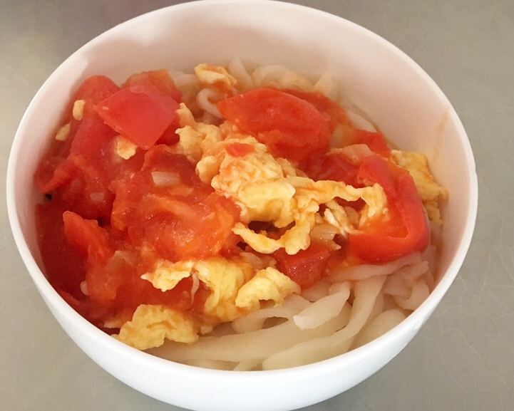 西红柿鸡蛋打卤面-开胃消食，清淡可口的做法