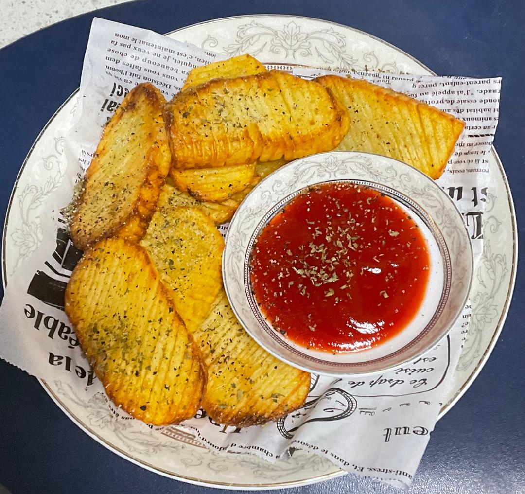 快手的蓑衣土豆|酥脆又简单6015的做法