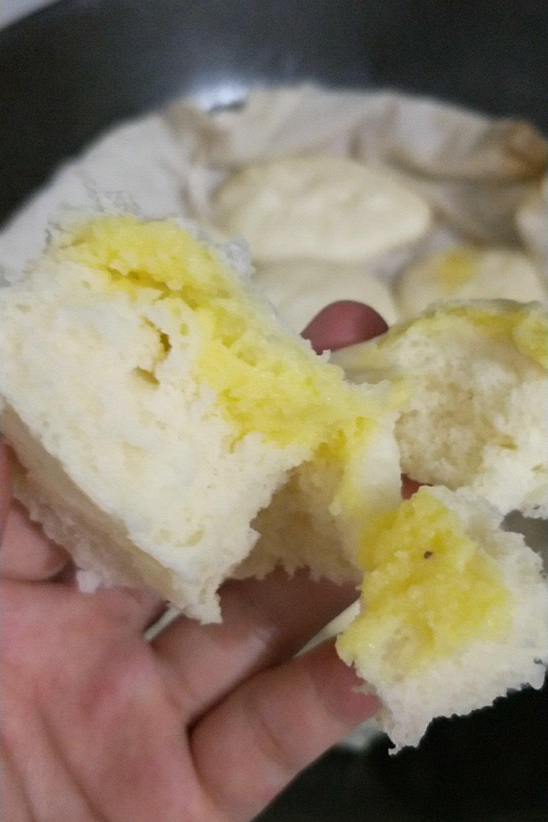 自制无油奶黄包