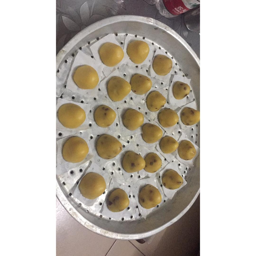 奶香糯米窝窝头