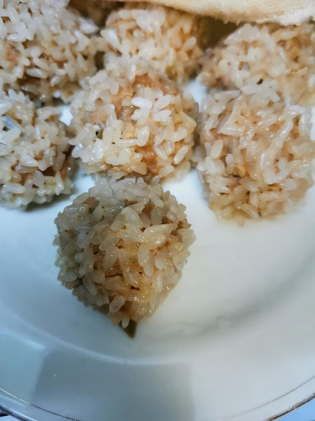 糯米珍珠丸子，年夜饭必备菜，快手蒸菜