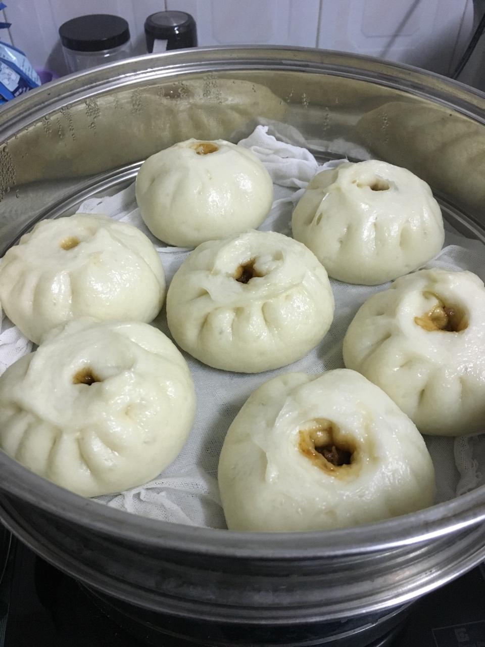 猪肉包子（附视频。一次性发酵。）