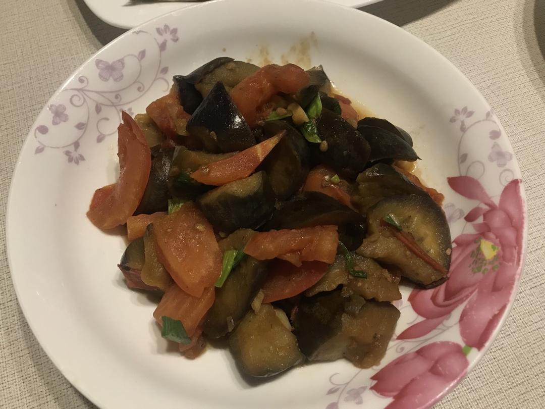 西红柿烧茄子