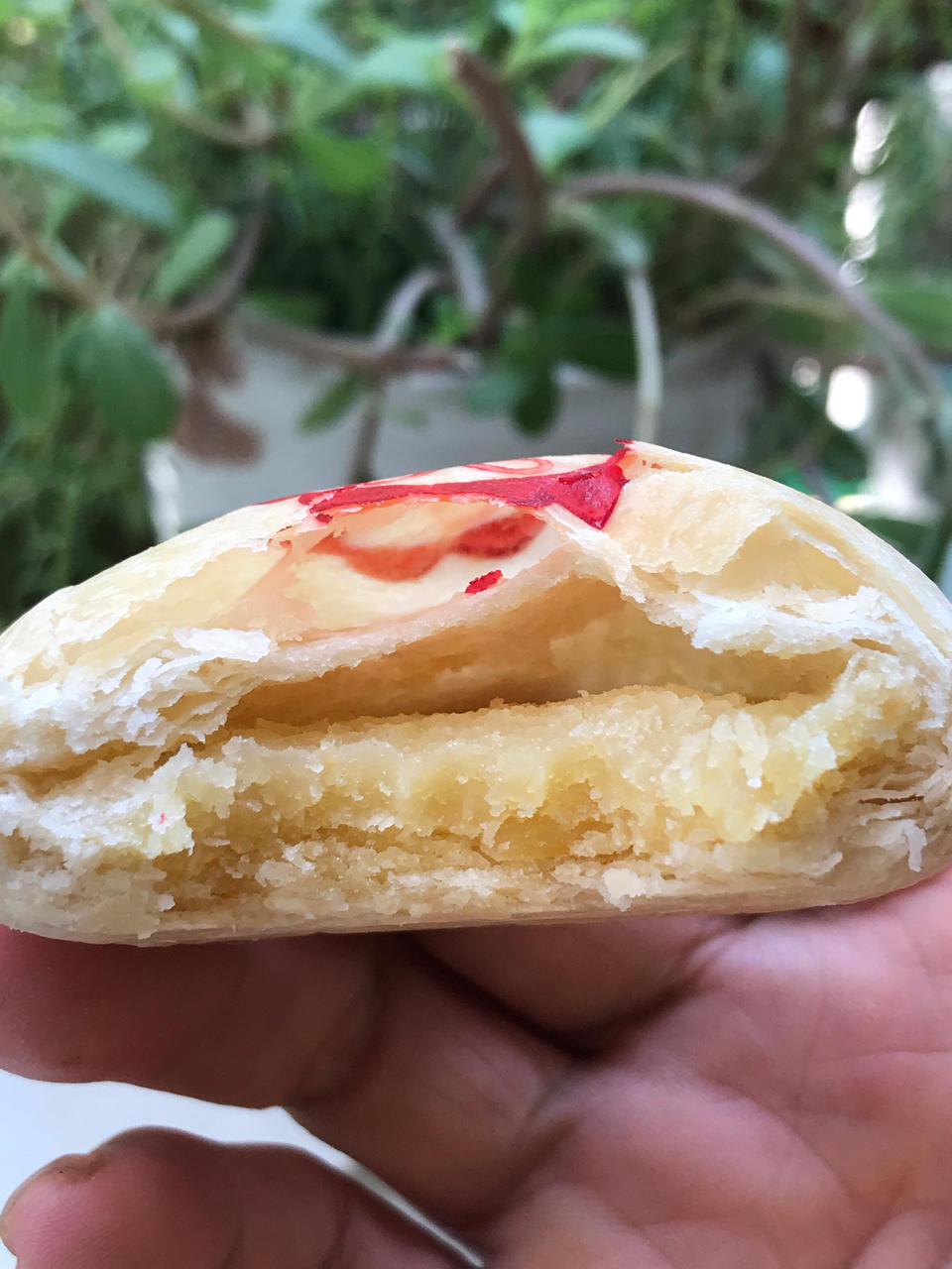 酥皮绿豆饼   酥得掉渣渣