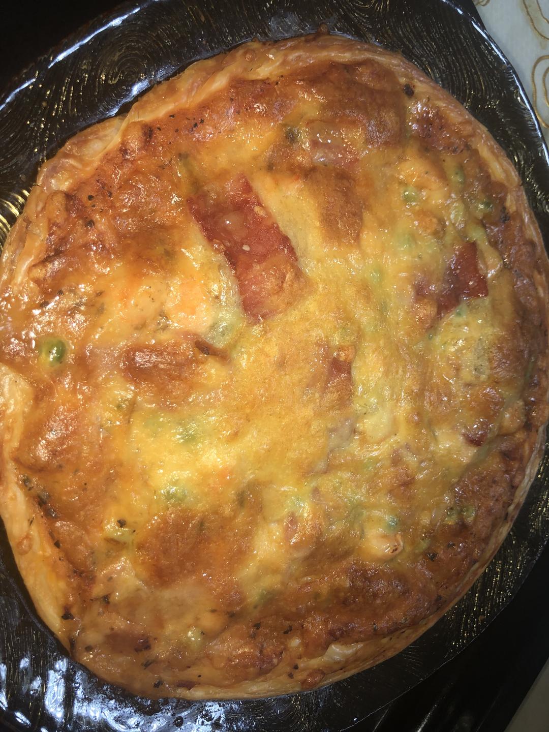 懒人手抓饼披萨🍕的做法
