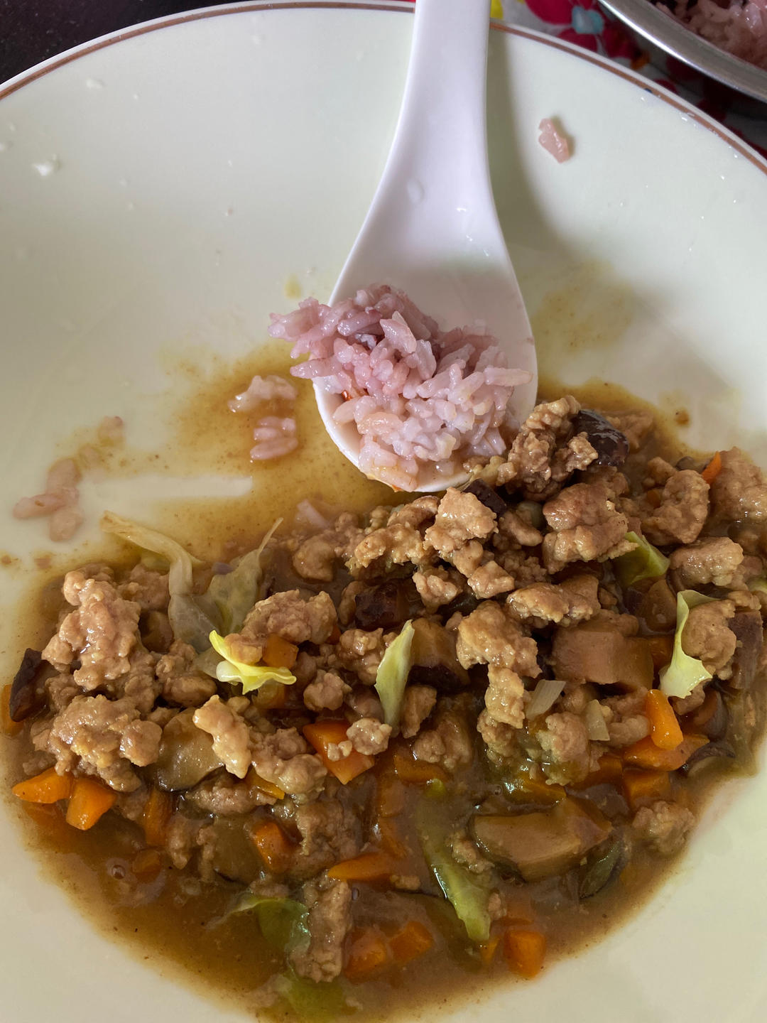 咖喱肉酱盖饭
