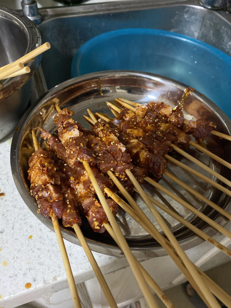 烤箱版烤羊肉串