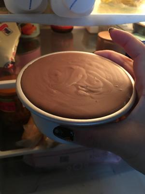 四寸巧克力慕斯蛋糕（布朗熊款）超简单微波炉版的做法 步骤11