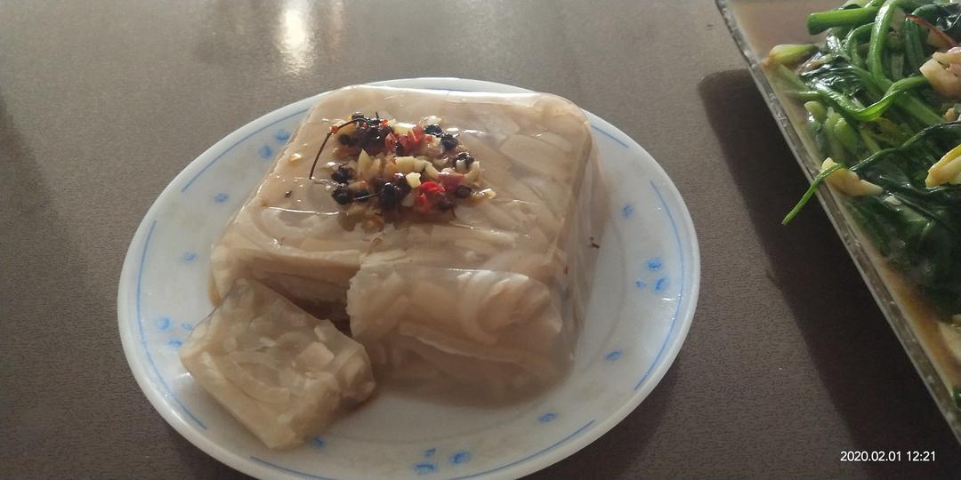 水晶肉皮冻
