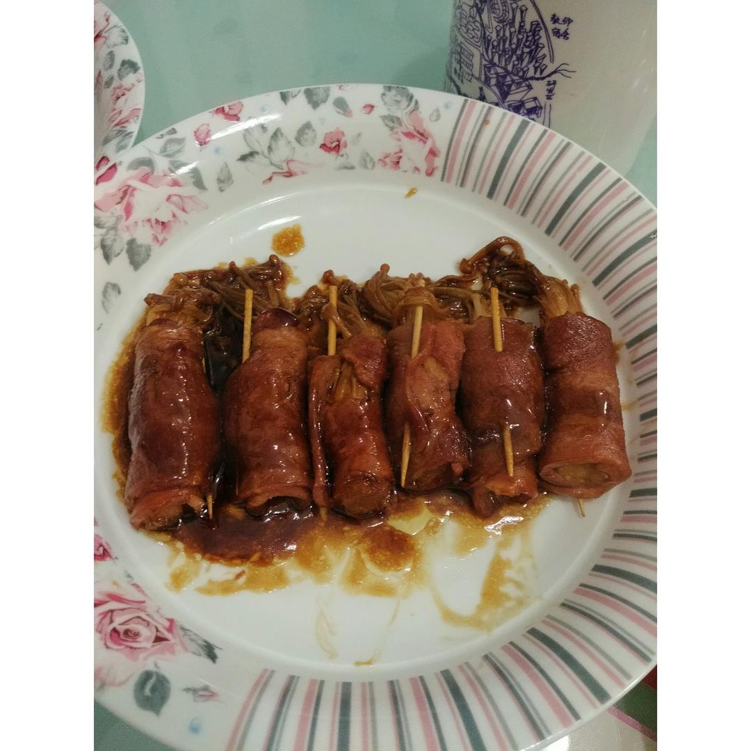 金针菇培根卷