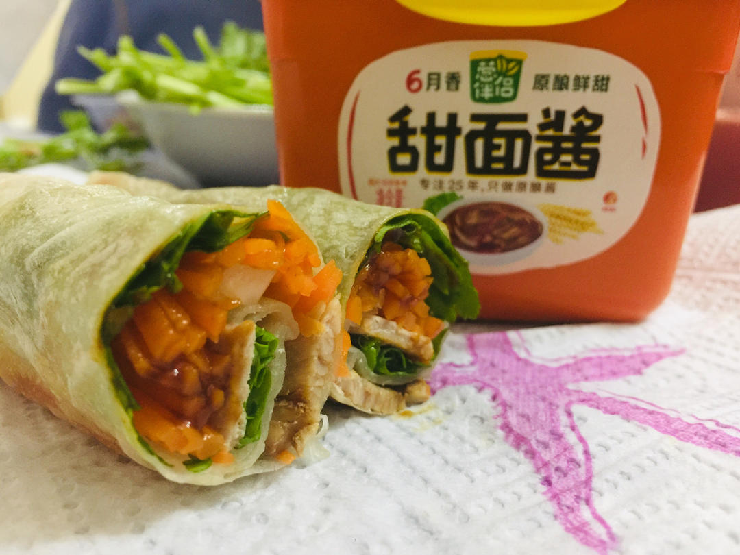 🌯老北京鸡肉卷💥灵魂酱汁和脆皮鸡柳的秘籍