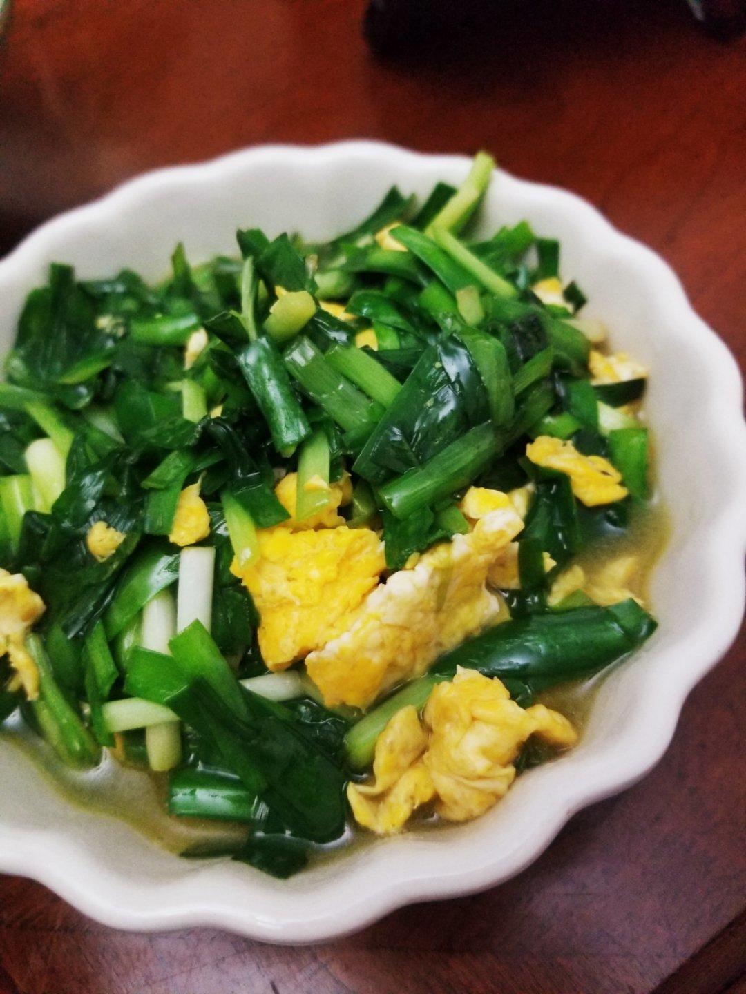 韭菜花炒鸡蛋