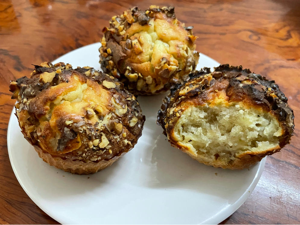 软心乳酪香蕉马芬<Banana Cream Cheese Muffins>