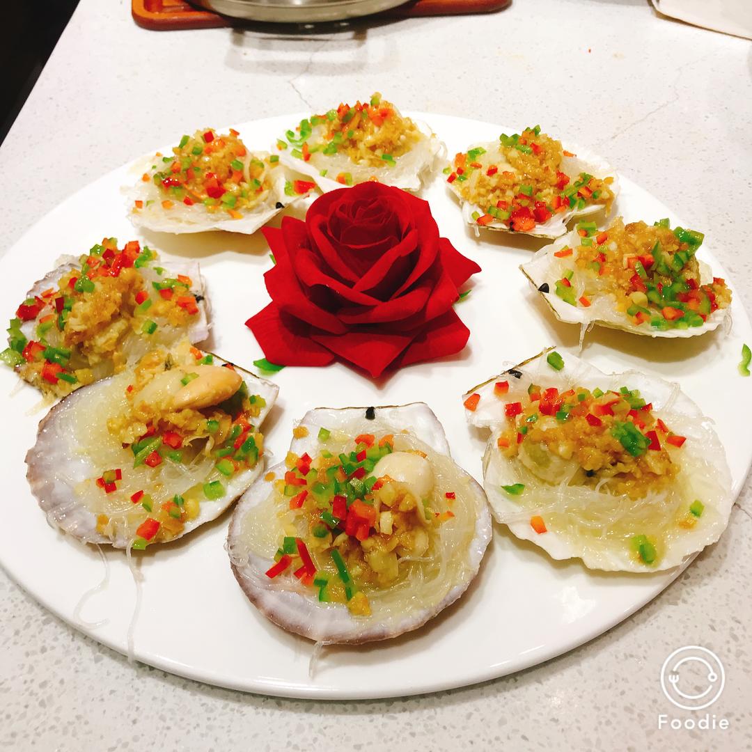 蒜蓉粉丝蒸扇贝（蒜蓉扇贝）的做法