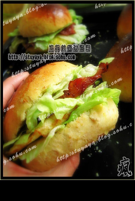 培根煎蛋汉堡包