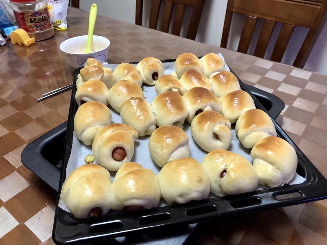 迷你芝士肠仔包