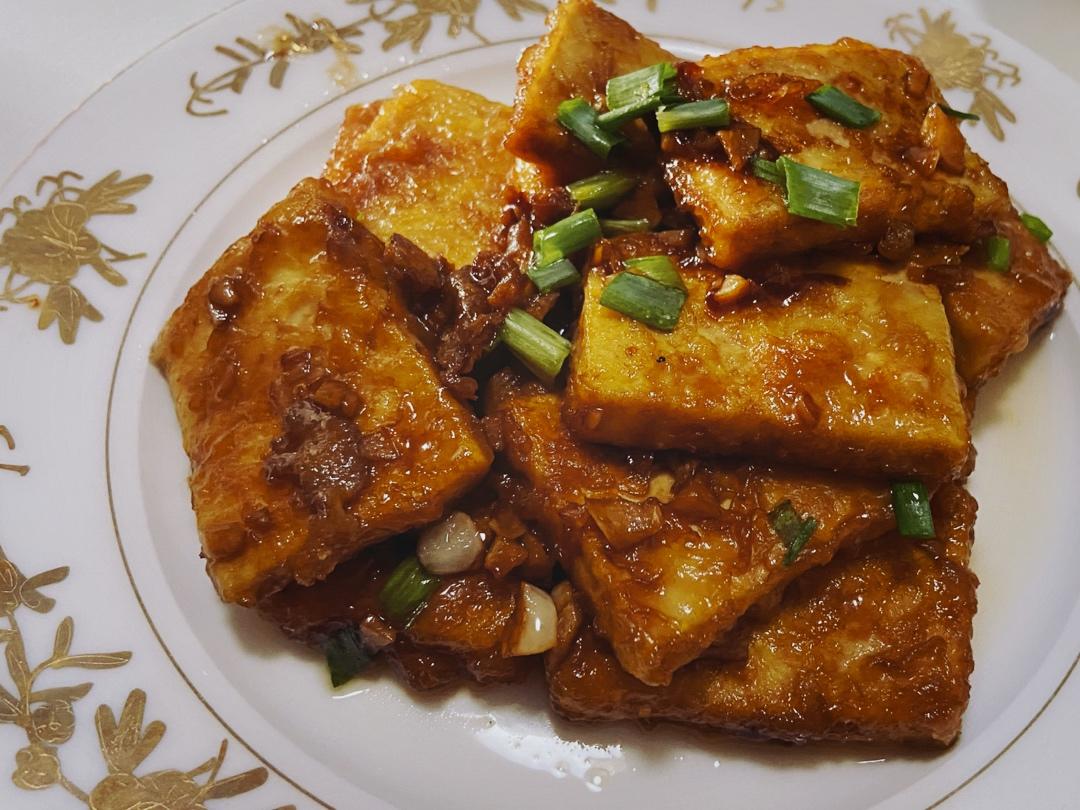 无敌好吃的香煎豆腐