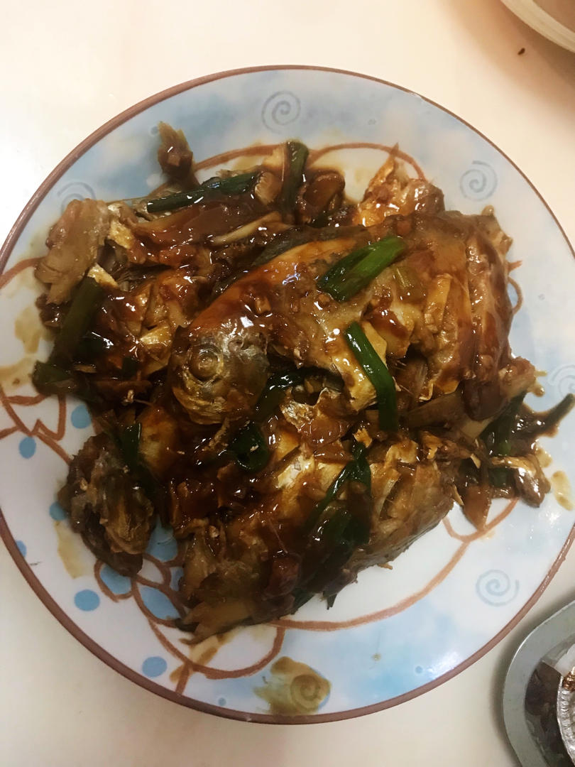 【家常菜】上海红烧鲳鱼