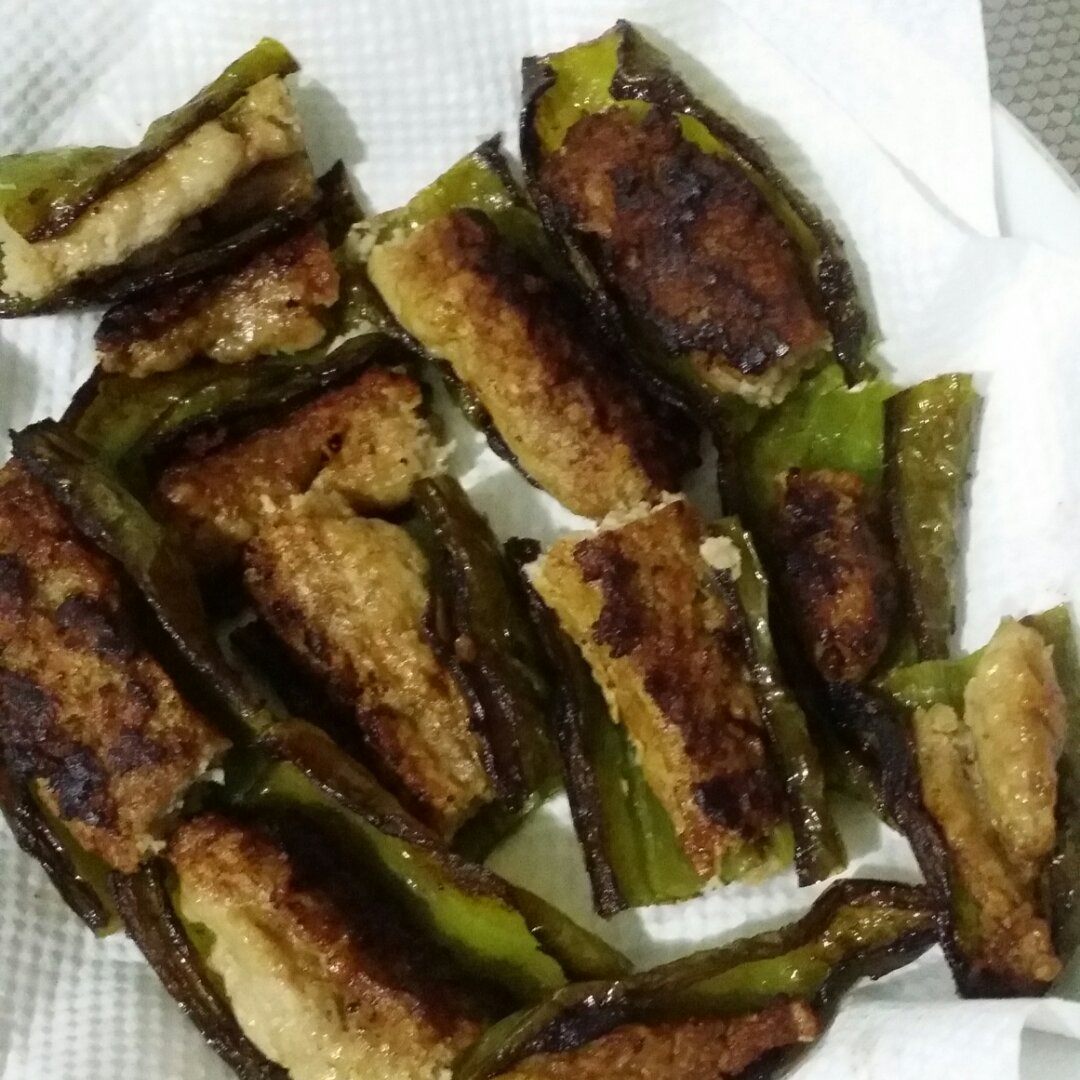 虎皮尖椒酿肉