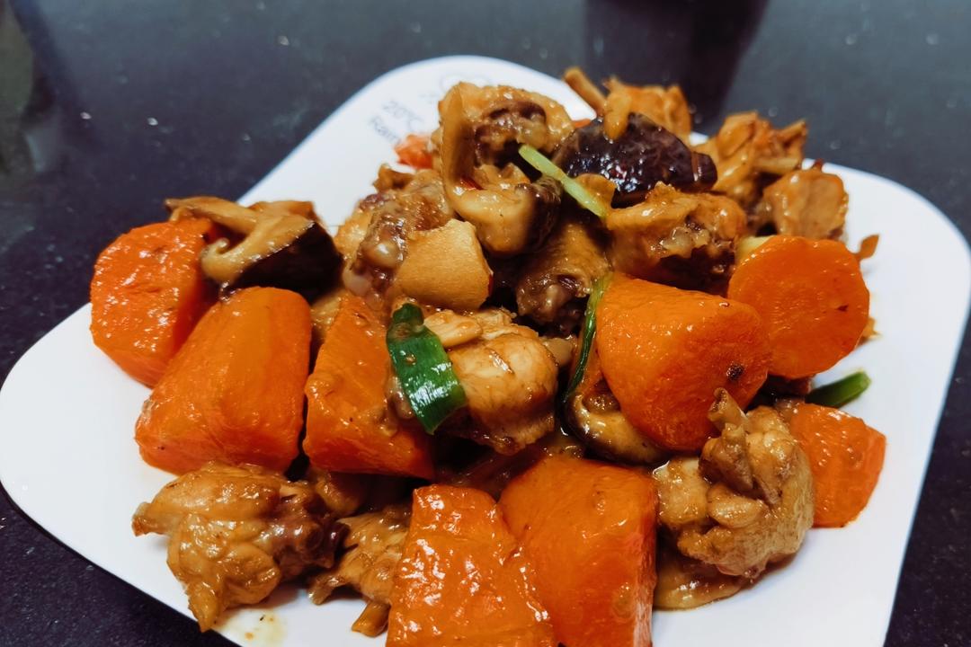 香菇焖鸡