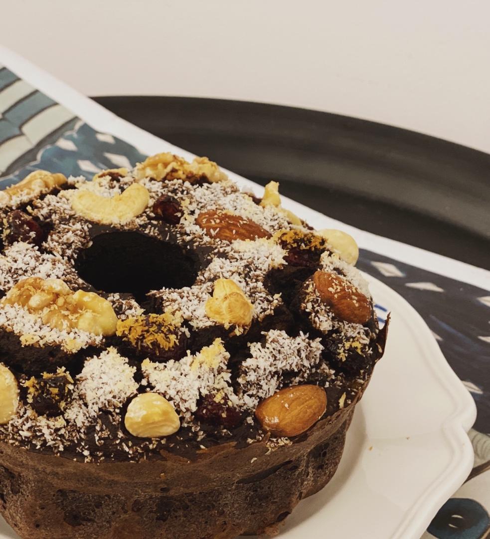 全麦黑巧香蕉马芬（附无麸质版）丨健康·烘焙