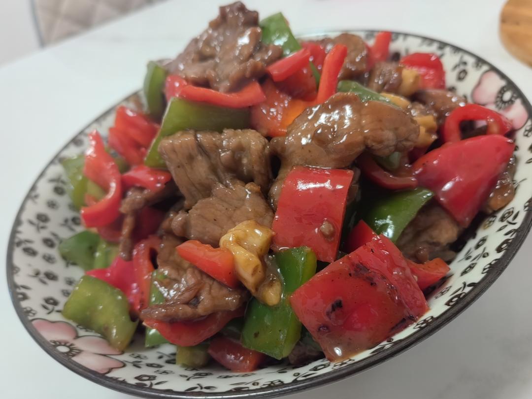 青椒炒牛肉