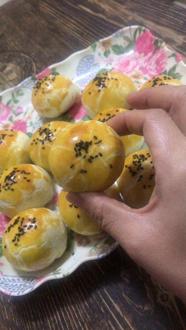 蔓越莓奶黄酥【超完美酥皮】