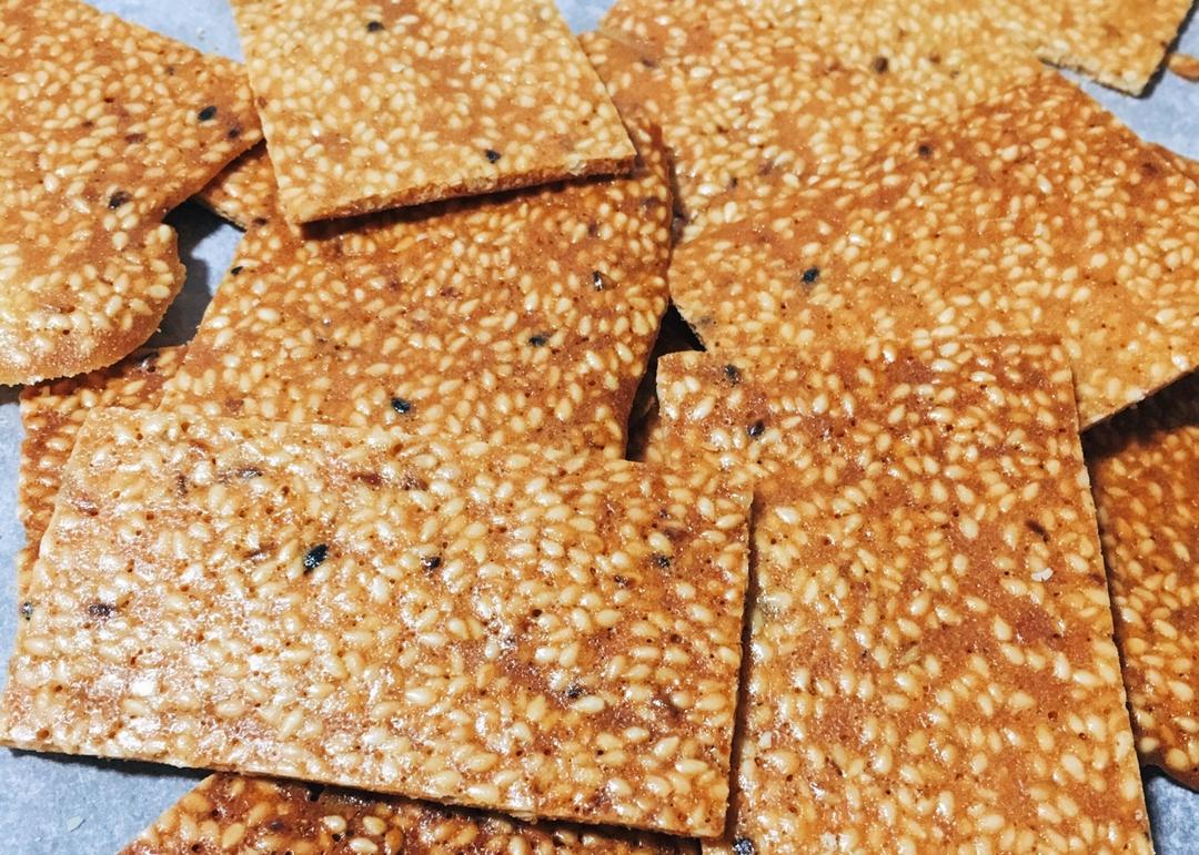 芝麻薄饼