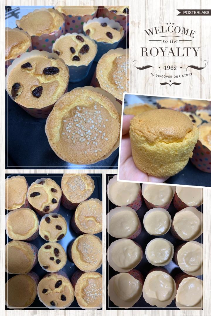 零失败~戚风纸杯小蛋糕🍰 ✨／8寸版戚风蛋糕