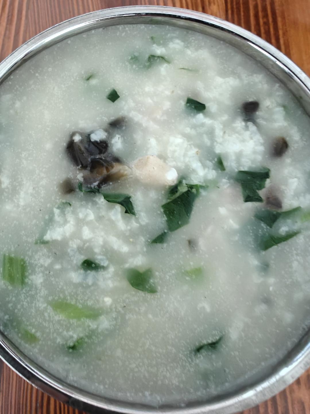 十五分钟快手之香滑皮蛋瘦肉粥(附五分钟电饭煲电压力锅更快捷方法)