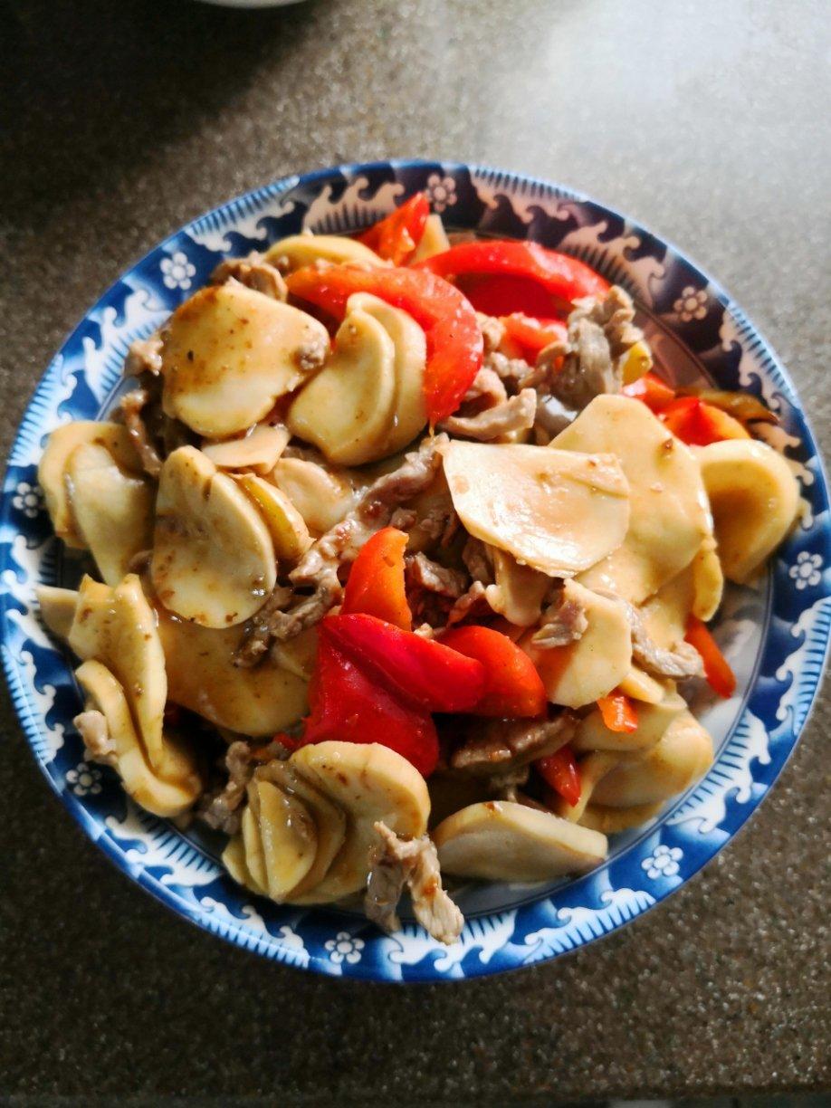 黑椒汁杏鲍菇炒牛肉