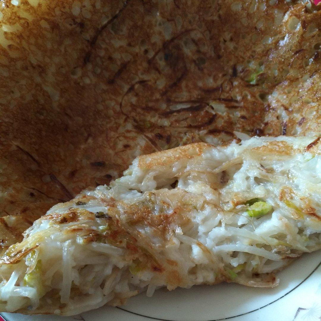 绿豆芽煎饼