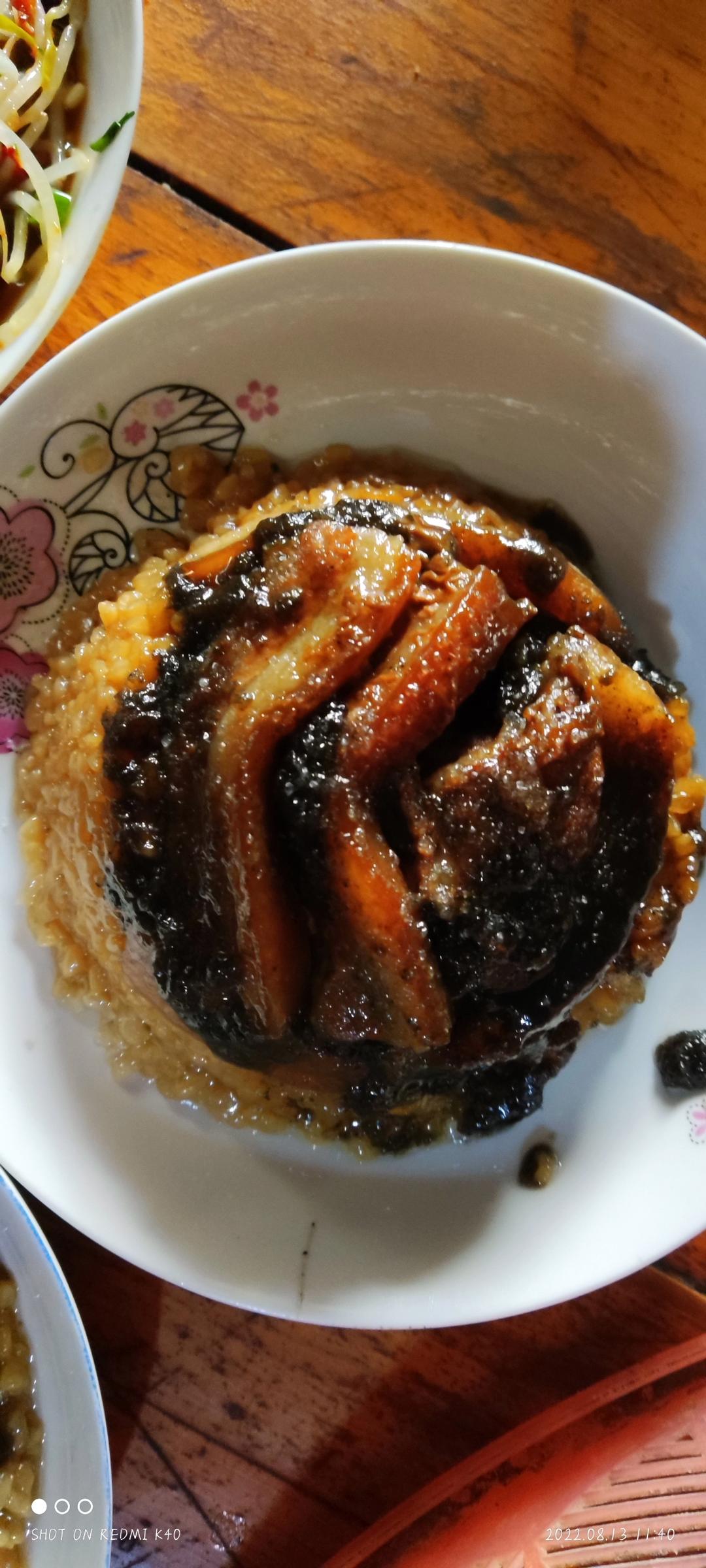 简单易操作的甜烧白(九大碗之一)