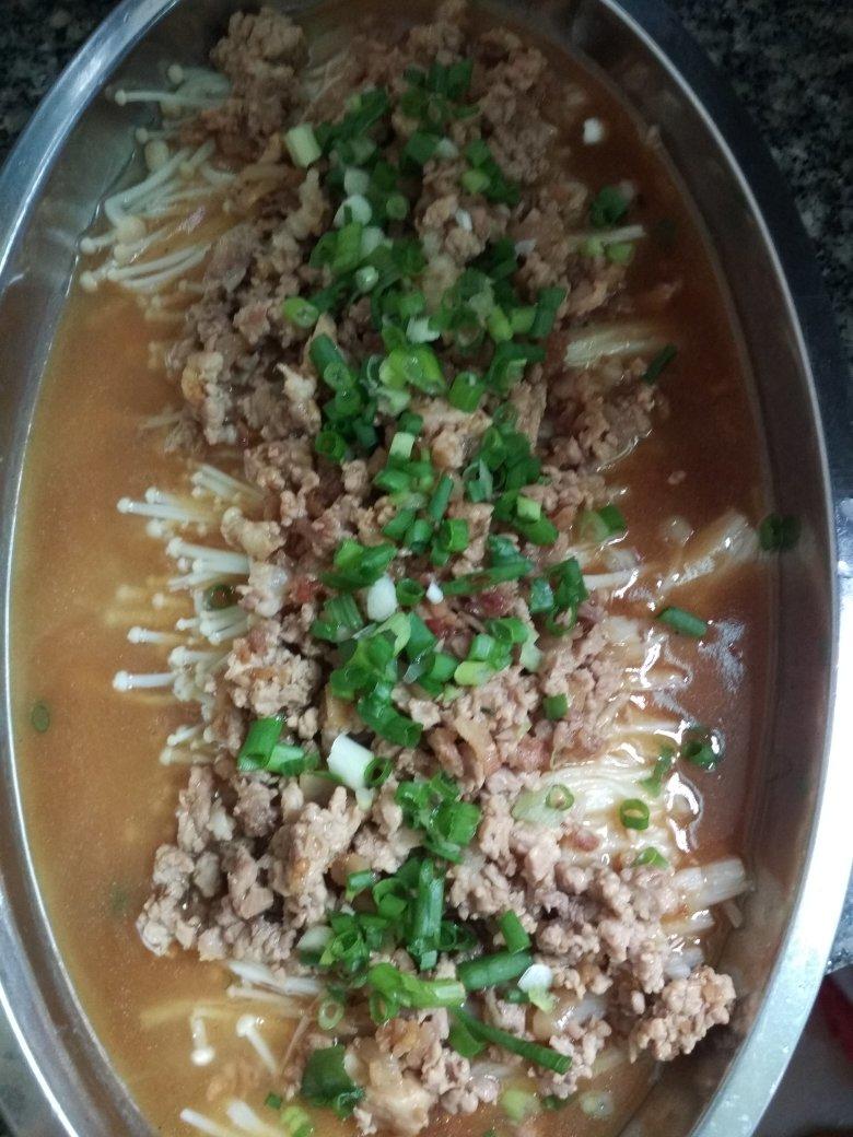 蒜蓉蒸金针菇
