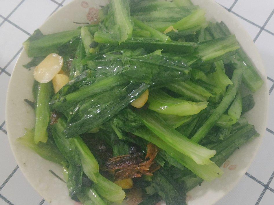 豆豉鲮鱼油麦菜