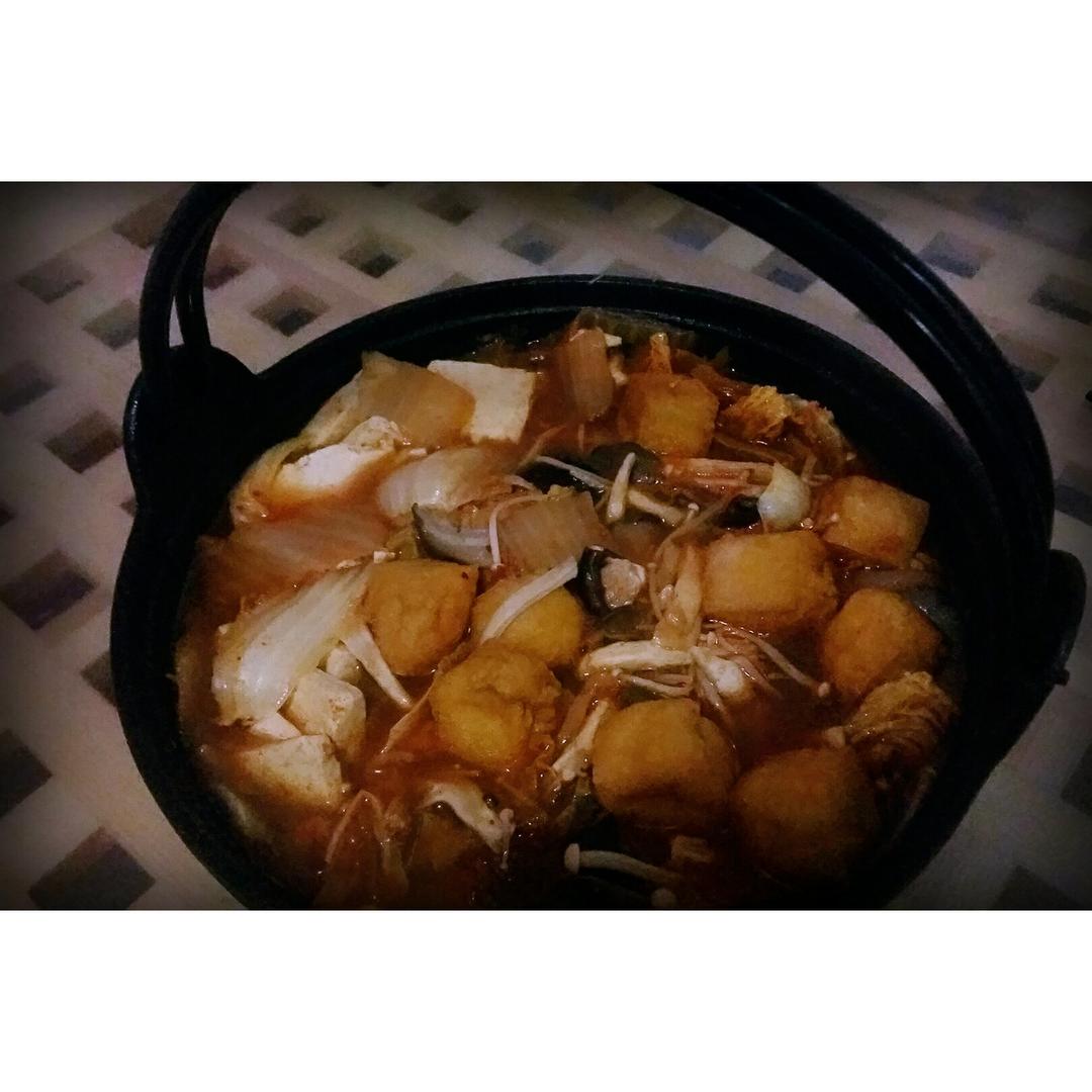 泡菜牛肉豆腐锅