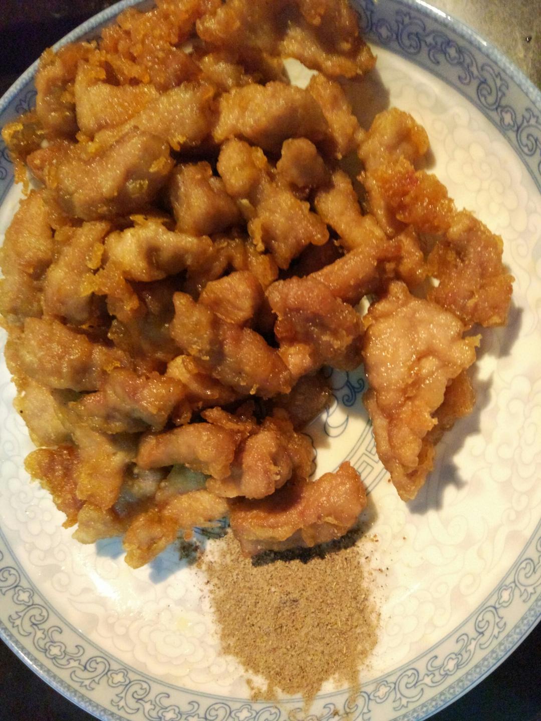干炸肉段