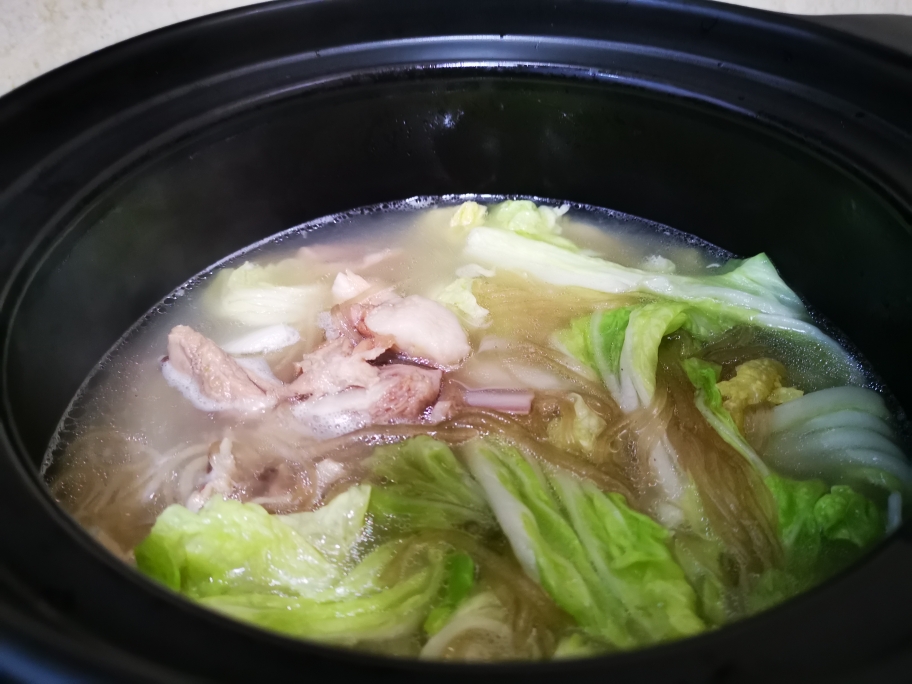 大白菜羊肉粉丝汤的做法