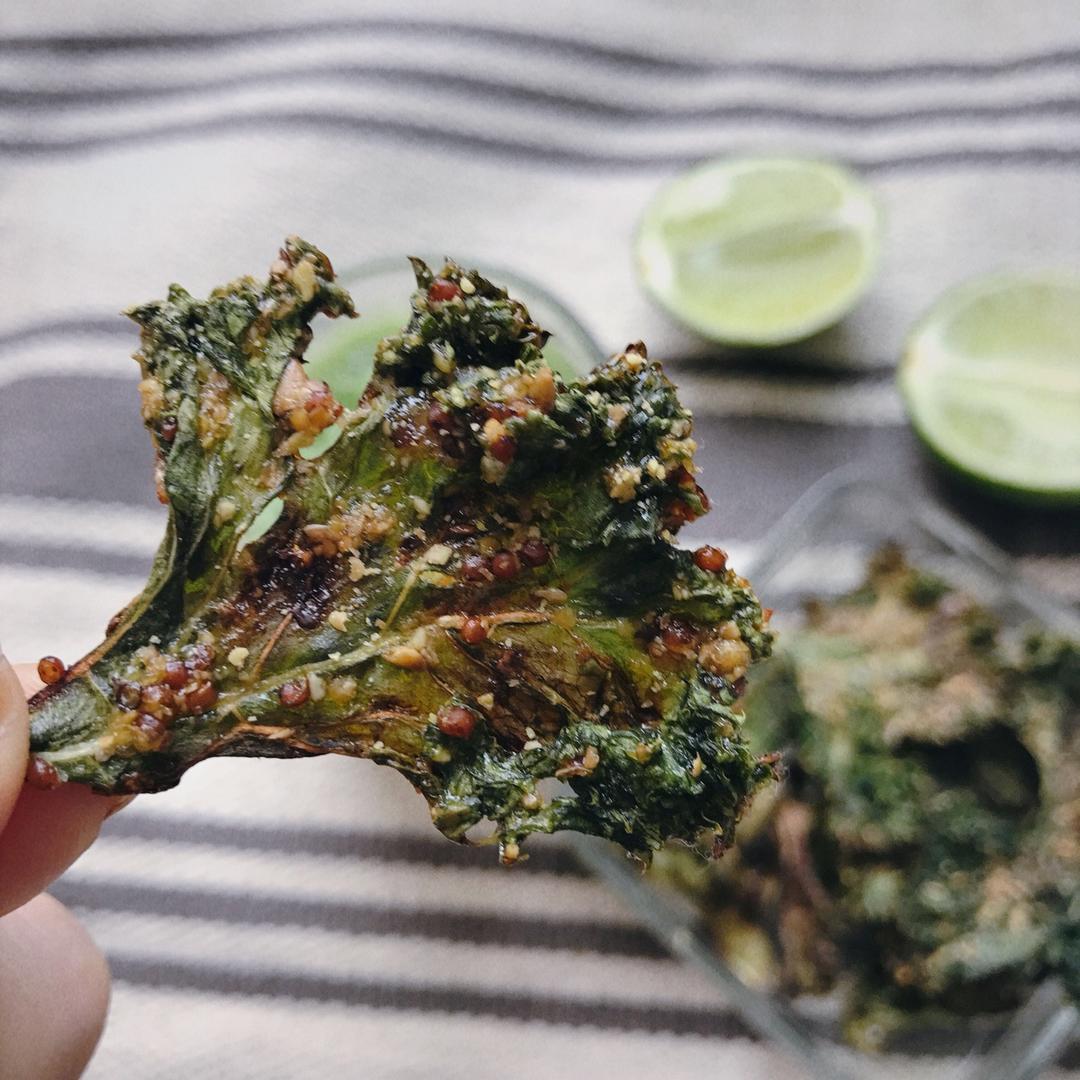 超级零食Kale chips羽衣甘蓝脆片
