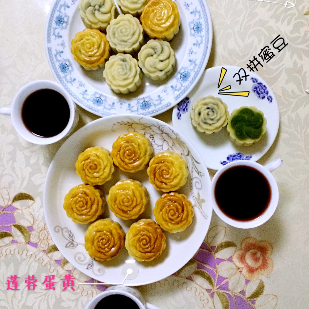 广式莲蓉蛋黄月饼